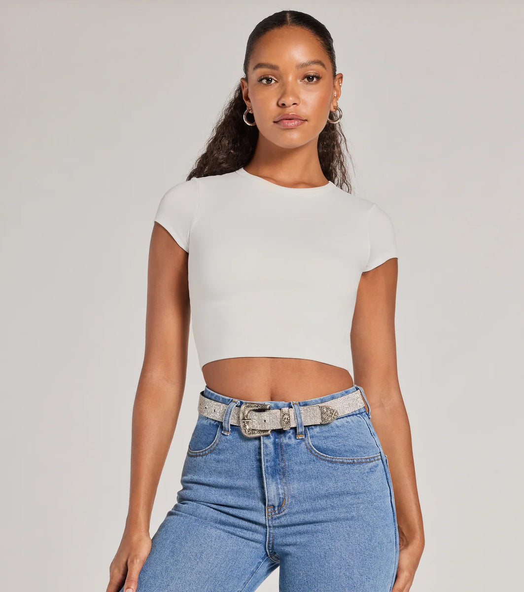 Glamorous Rodeo Glamorous Rodeo Rhinestone Western Belt & Windsor