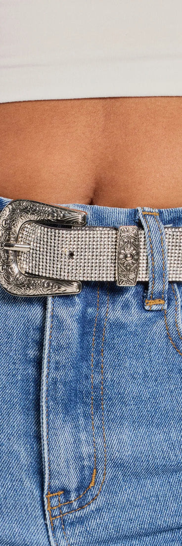 Glamorous Rodeo Rhinestone Western Belt