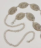 The Boho Western-Chic Chain Belt in silver brings edge and energy to your vibe, ready to elevate any festival look or concert outfit.
