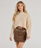 Trendy Vibes Textured O-Ring Chain Belt, a trendy gold addition to women's going-out outfits, is ideal for party attire, chic concert outfits, or night-out looks that keep you on-trend!