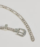 Western Luxe Rhinestone Belt, a trendy silver addition to women's going-out outfits, is ideal for Christmas party outfits, chic NYE attire, or winter night-out looks that keep you on-trend!