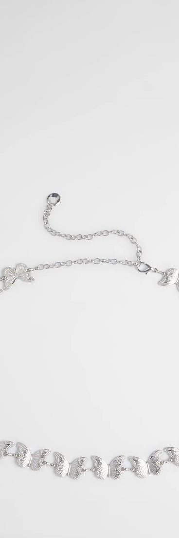 Get inspired with the Spread Your Wings Butterfly Chain Belt, a feed-worthy silver piece that’s part of Windsor's updated and curated women’s clothing edit packed with must-have fall outfit ideas.