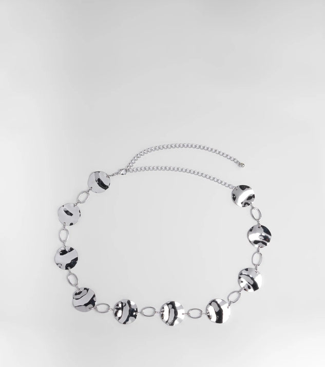 The Effortless Cool Statement Chain Belt in silver brings edge and energy to your vibe, ready to elevate any festival look or concert outfit.