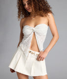Decadent Rosette Chain Belt