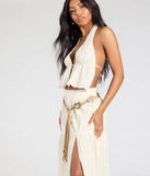 Wild Affair Heart Concho String Belt