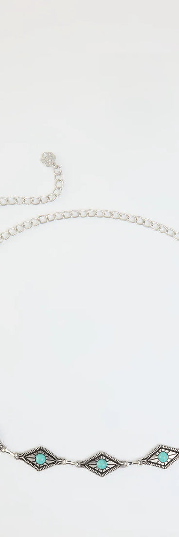 Southern Wind Statement Concho Chain Belt