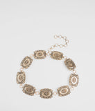 Western Stage Statement Concho Belt
