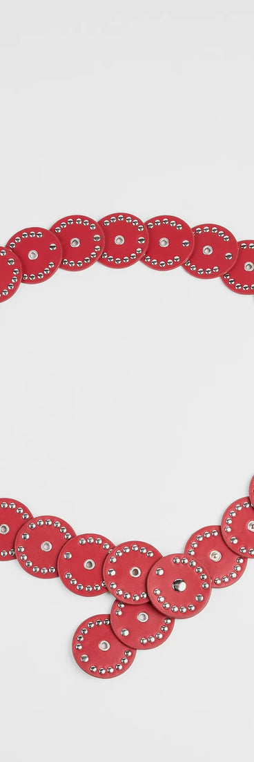 Western Attitude Studded Medallion Belt