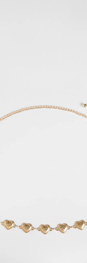 Get inspired with the Western Cutie Concho Heart Chain Belt, a feed-worthy gold piece that’s part of Windsor's updated and curated women’s clothing edit packed with must-have fall outfit ideas.