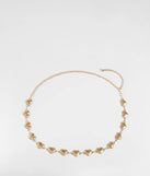 Western Cutie Concho Heart Chain Belt