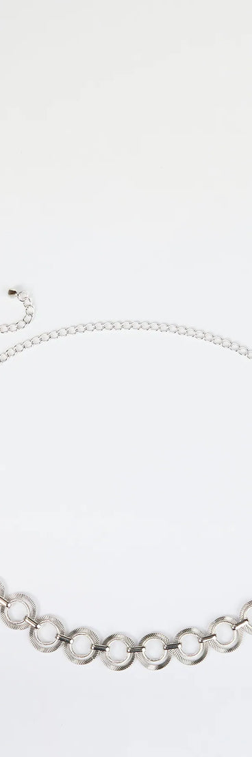 Trendy Vibes O-Ring Chain Belt