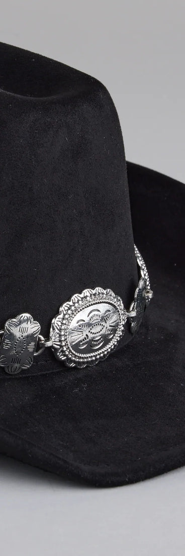 Western Chic Faux Suede Cowboy Hat