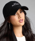Ate & Left No Crumbs Embroidered Baseball Cap