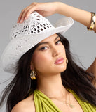 Giddy Up Girlie Straw Cowboy Hat