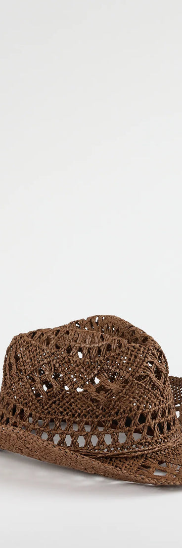 Giddy Up Girlie Straw Cowboy Hat