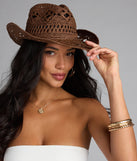 Giddy Up Girlie Straw Cowboy Hat