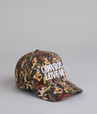 Cowboys Love Me Camo Baseball Cap