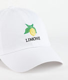 Limone Embroidered Baseball Cap