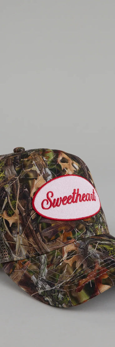 Sweetheart Camouflage Trucker Hat