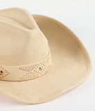 Western Adventure Faux Suede Cowboy Hat
