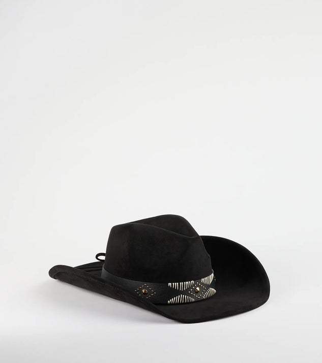 Western Adventure Faux Suede Cowboy Hat