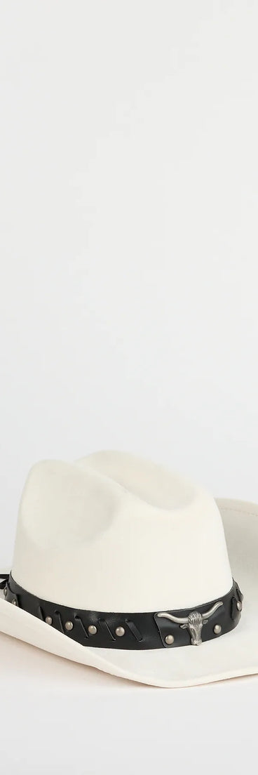 Rodeo Ready Faux Suede Cowboy Hat