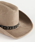 Country Babe Faux Suede Cowboy Hat