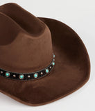 Country Babe Faux Suede Cowboy Hat