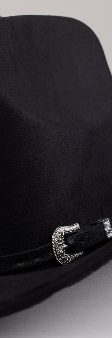 Get inspired with the Countryside Chic Buckle Strap Cowboy Hat, a feed-worthy piece that’s part of Windsor's updated and curated women’s clothing edit packed with must-have fall outfit ideas.