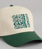 Catch Me At Kickoff Cane U Baseball Cap