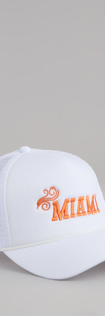 U Know the Vibes Miami Trucker Hat
