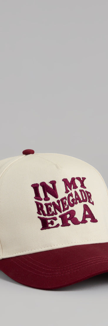 Style your vibe in seconds with the Renegade Era Two-Tone Baseball Cap, a fashion accessories essential that completes any outfit with ease.