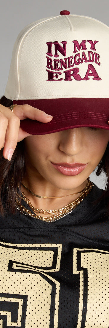 Style your vibe in seconds with the Renegade Era Two-Tone Baseball Cap, a fashion accessories essential that completes any outfit with ease.