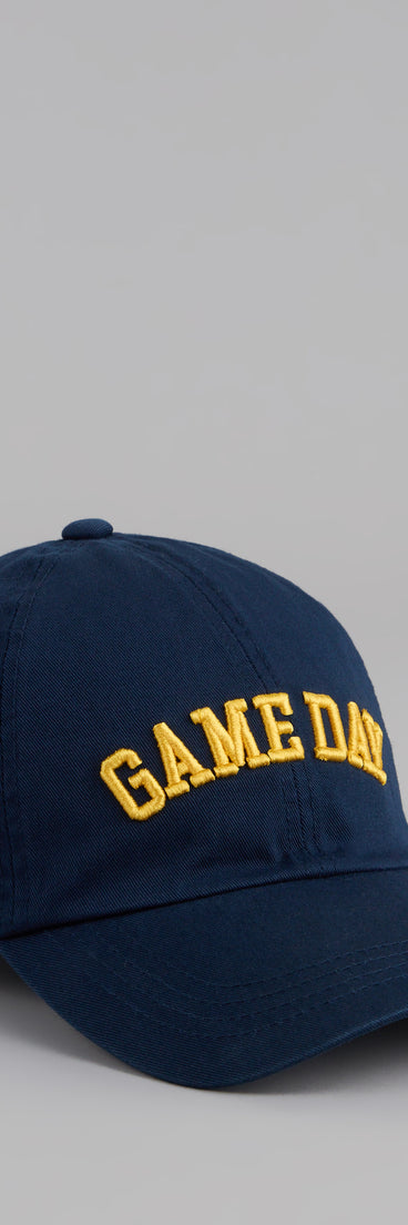 Style your vibe in seconds with the Game Day Vibes Michigan® Baseball Cap, a fashion accessories essential that completes any outfit with ease.