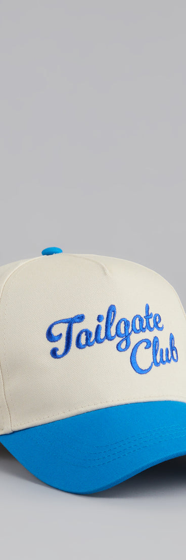 Style your vibe in seconds with the Tailgate Club Two-Tone Baseball Cap, a fashion accessories essential that completes any outfit with ease.