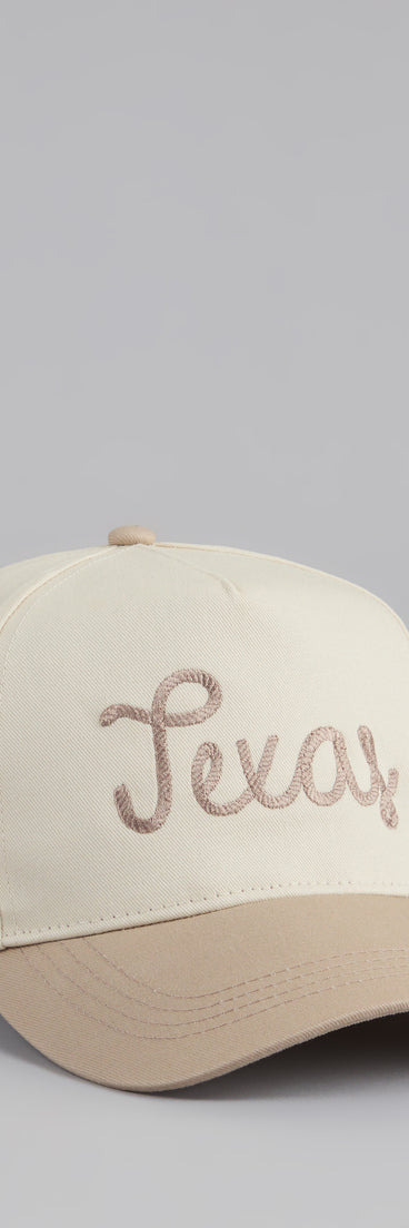 Style your vibe in seconds with the Talk Texan To Me Baseball Cap, a fashion accessories essential that completes any outfit with ease.