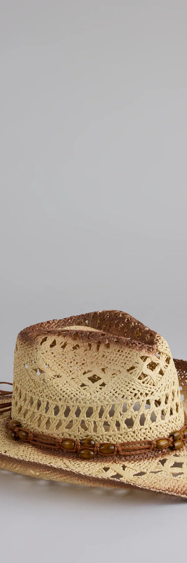 Country Cutie Beaded Cowboy Hat