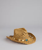 Wild Spirit Beaded Straw Cowboy Hat