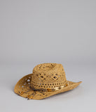 Wild Spirit Beaded Straw Cowboy Hat