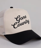 Gone Country Snap Back Trucker Hat