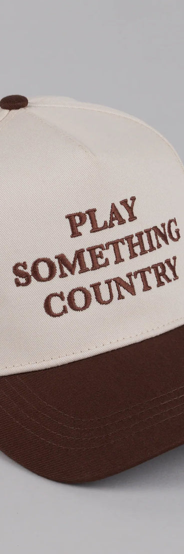 Play Something Country Snap Back Hat