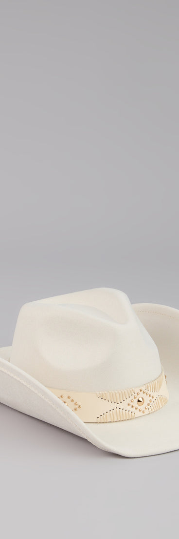 Western Adventure Faux Suede Cowboy Hat