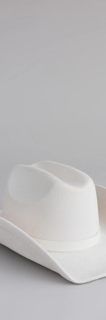 True Cutie Buckle Trim Cowboy Hat