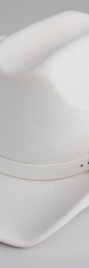 True Cutie Buckle Trim Cowboy Hat