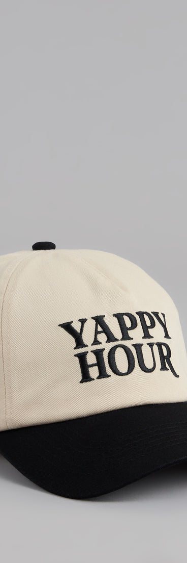 Yappy Hour Two-Tone Baseball Cap