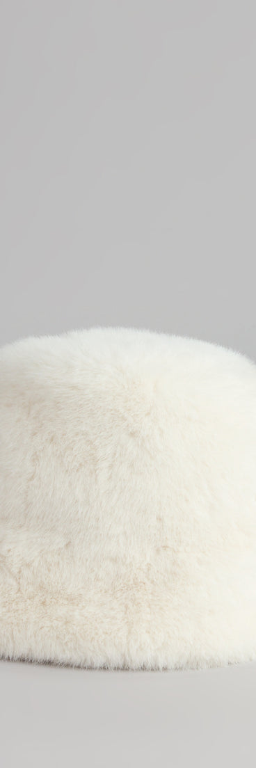 Cool Girl Cozy Faux Fur Bucket Hat