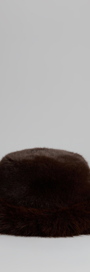 Winter Crush Faux Fur Bucket Hat