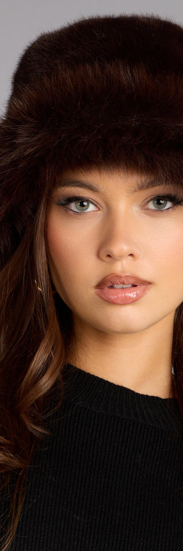 Winter Crush Faux Fur Bucket Hat