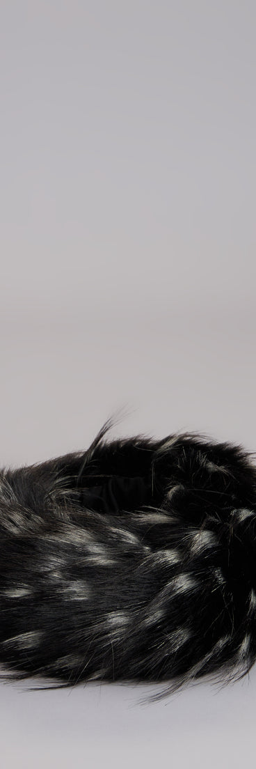 Frosted Luxe Faux Fur Headband