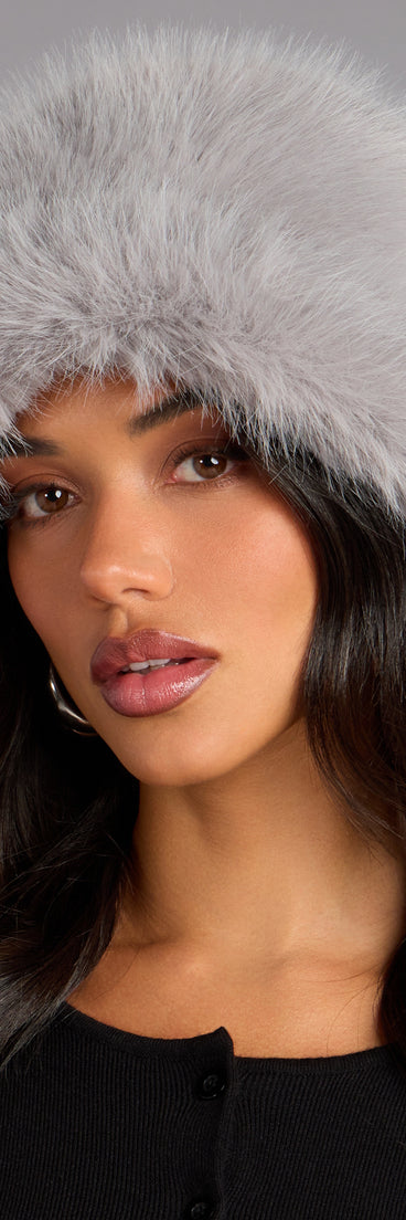 Fuzzy Feelings Faux Fur Bucket Hat